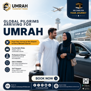 Umrah Taxi Makkah providing reliable airport transfer for pilgrims